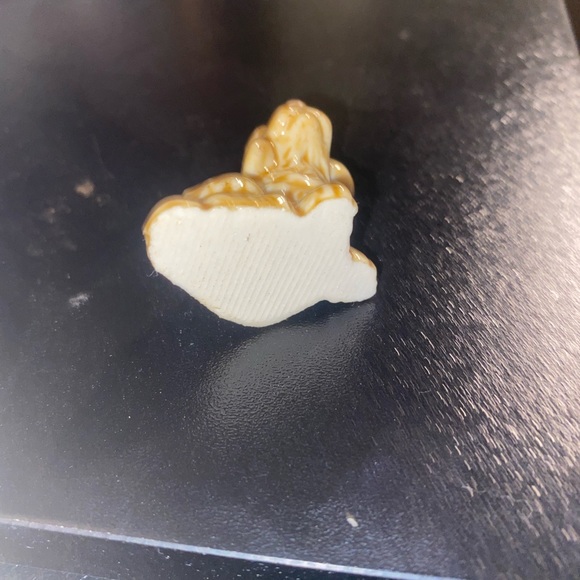 wades whimsies Red Rose puppy dog cocker spaniel gold vtg - Picture 4 of 6